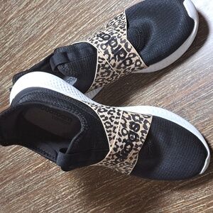 Adidas Puremotion Adapt Running Casual Baddie Shoe Sneaker Black Leopard US 9